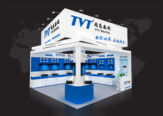 <b>安全博覽會(huì)-同為數(shù)碼展臺(tái)搭建(36㎡)</b>